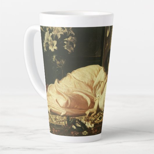 Mutter und Kind (alias Cherries) von Lord Leighton Milchtasse (Linke Ecke)