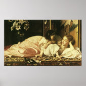 Mutter und Kind (alias Cherries) von Lord Leighton Poster (Vorne)