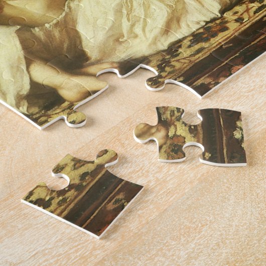 Mutter und Kind (alias Cherries) von Lord Leighton Puzzle (Seite)