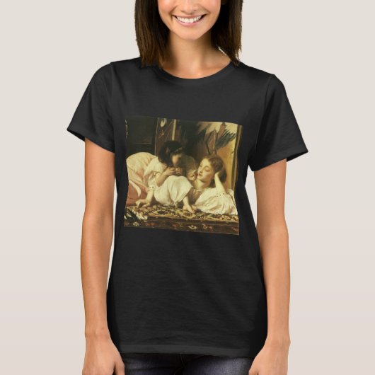 Mutter und Kind (alias Cherries) von Lord Leighton T-Shirt (Vorderseite)