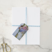 Mutter und Kind am Fluss Mit wilden Rose Geschenkanhänger (Mit Garn)