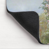 Mutter und Kind am Fluss Mit wilden Rose Mousepad (Ecke)