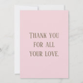 Mutter und Kind Danke Karte (Rückseite)