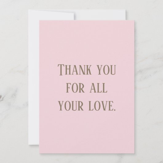 Mutter und Kind Danke Karte (Rückseite)