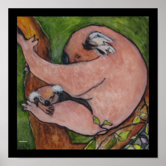 MUTTER UND KIND - DRUCKEN POSTER (Vorne)