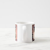 Mutter und Kind durch Collage Gustav Klimt Espressotasse (Rückseite)