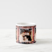 Mutter und Kind durch Collage Gustav Klimt Espressotasse (Vorderseite)