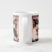 Mutter und Kind durch Collage Gustav Klimt Jumbo-Tasse (Rückseite)