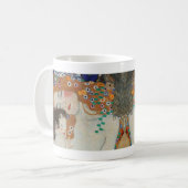 Mutter und Kind durch Klimt Kaffeetasse (Vorderseite Links)