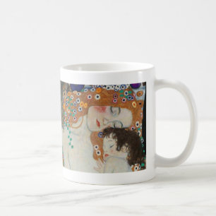 Mutter und Kind durch Klimt Kaffeetasse