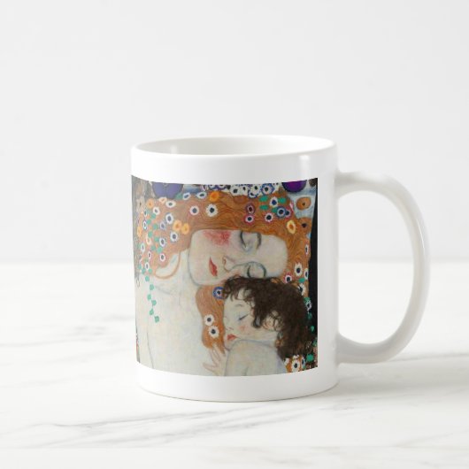 Mutter und Kind durch Klimt Kaffeetasse (Rechts)