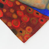 Mutter und Kind durch Kunst Nouveau Gustav Klimt Fleecedecke (Ecke)