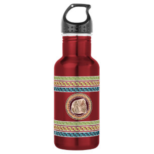 Mutter und Kind Edelstahlflasche