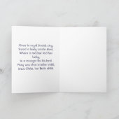 Mutter und Kind Feiertagskarte (Innenseite)