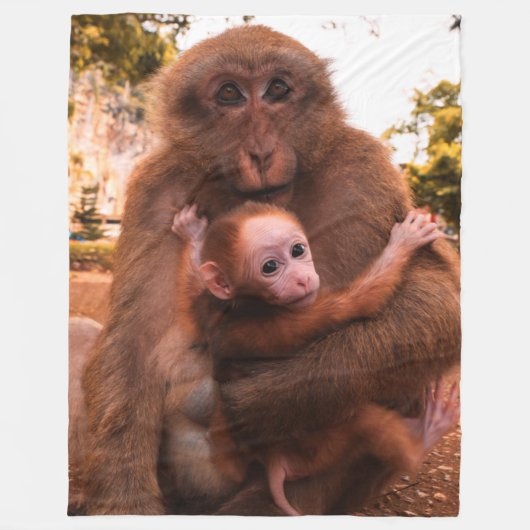 MUTTER UND KIND FLEECEDECKE (Vorderseite)