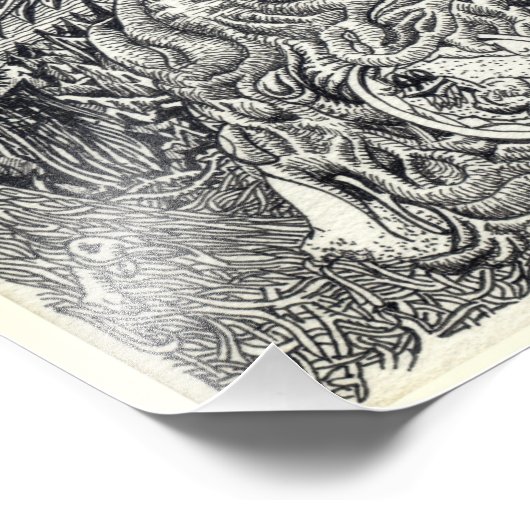 Mutter und Kind Fotodruck (Ecke)