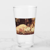 Mutter und Kind (Frau und Tochter) Glas (Vorderseite)