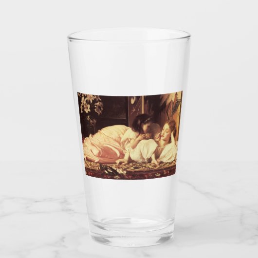 Mutter und Kind (Frau und Tochter) Glas (Vorderseite)