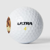 Mutter und Kind (Frau und Tochter) Golfball (Logo)