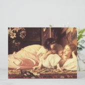 Mutter und Kind (Frau und Tochter) Karte (Stehend Vorderseite)