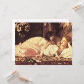 Mutter und Kind (Frau und Tochter) Karte (Vorderseite/Rückseite Beispiel)