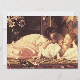 Mutter und Kind (Frau und Tochter) Karte