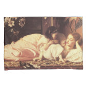 Mutter und Kind (Frau und Tochter) Kissenbezug (Vorderseite-Rechts)