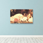 Mutter und Kind (Frau und Tochter) Leinwanddruck (Insitu (Holzboden))