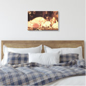 Mutter und Kind (Frau und Tochter) Leinwanddruck (Insitu (Schlafzimmer))