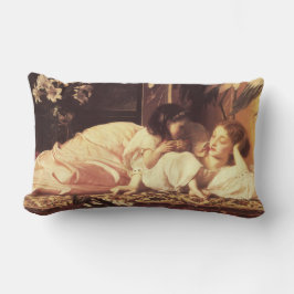 Mutter und Kind (Frau und Tochter) Lendenkissen