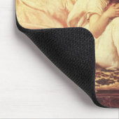 Mutter und Kind (Frau und Tochter) Mousepad (Ecke)