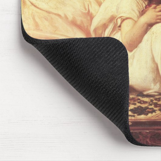 Mutter und Kind (Frau und Tochter) Mousepad (Ecke)