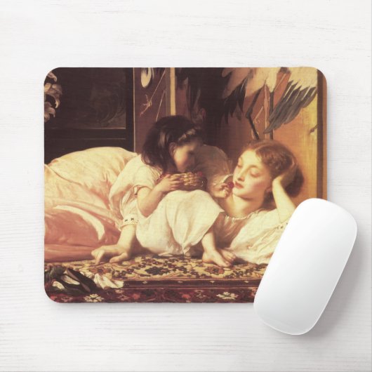Mutter und Kind (Frau und Tochter) Mousepad (Mit Mouse)