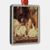 Mutter und Kind (Frau und Tochter) Ornament Aus Metall (Rechts)