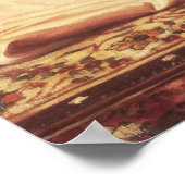 Mutter und Kind (Frau und Tochter) Poster (Ecke)