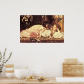 Mutter und Kind (Frau und Tochter) Poster (Küche)