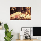 Mutter und Kind (Frau und Tochter) Poster (Heimbüro)