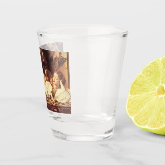 Mutter und Kind (Frau und Tochter) Schnapsglas (Rechts)