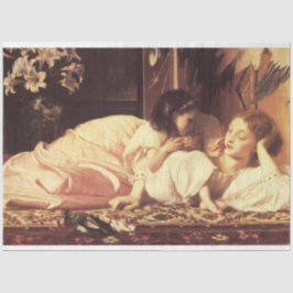 Mutter und Kind (Frau und Tochter) Seidenpapier