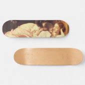Mutter und Kind (Frau und Tochter) Skateboard (Horizontal)