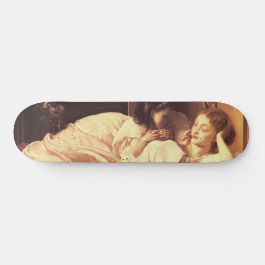 Mutter und Kind (Frau und Tochter) Skateboard (Horizontal)