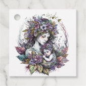 Mütter und Kind Geschenkanhänger (Vorderseite)