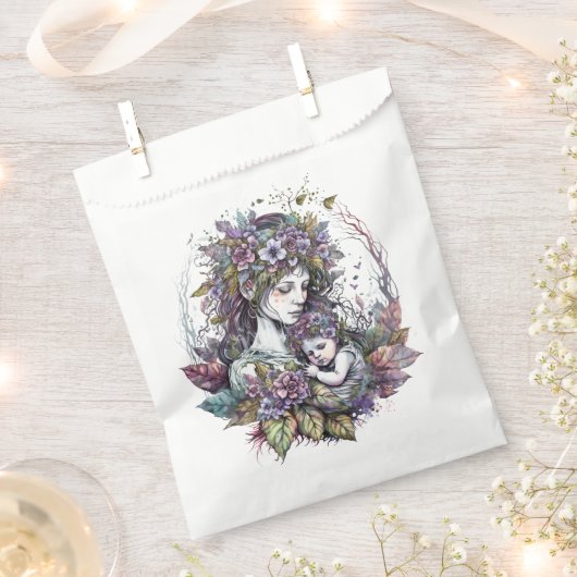 Mütter und Kind Geschenktütchen (Ausgeschnitten)