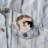 Mutter und Kind Gustav Klimt Button (Beispiel)