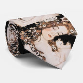 Mutter und Kind Gustav Klimt Krawatte (Gerollt)