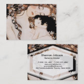 Mutter und Kind Gustav Klimt Visitenkarte (Vorne/Hinten)