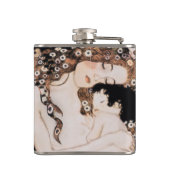 Mutter und Kind Gustave Klimt Flachmann (Rückseite)