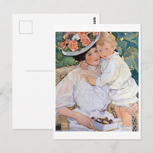 Mutter und Kind, Jessie Willcox Smith Postkarte (Vorne/Hinten)