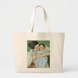 Mutter und Kind Jumbo Stoffbeutel