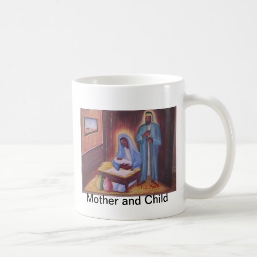 Mutter und Kind Kaffeetasse (Rechts)